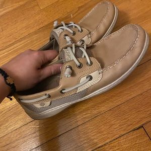 Tan Womens Sperrys